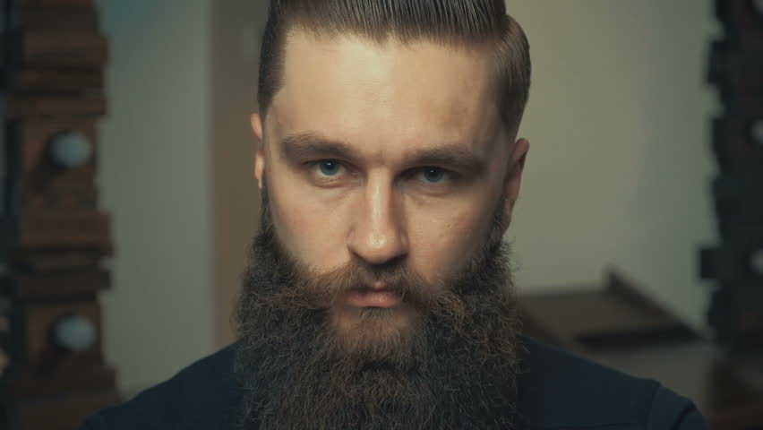 Header of beard
