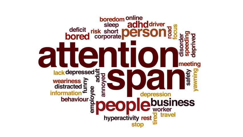 Info span. Attention span.