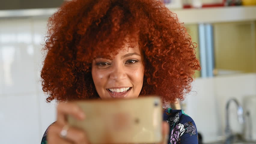 Attractive Mixed Race Woman With Stockvideos Filmmaterial 100