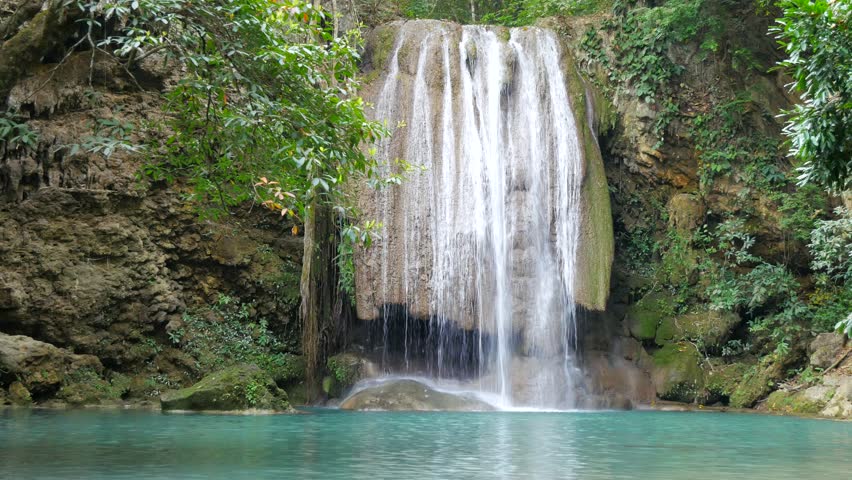 Waterfall Jungle Forest Pond