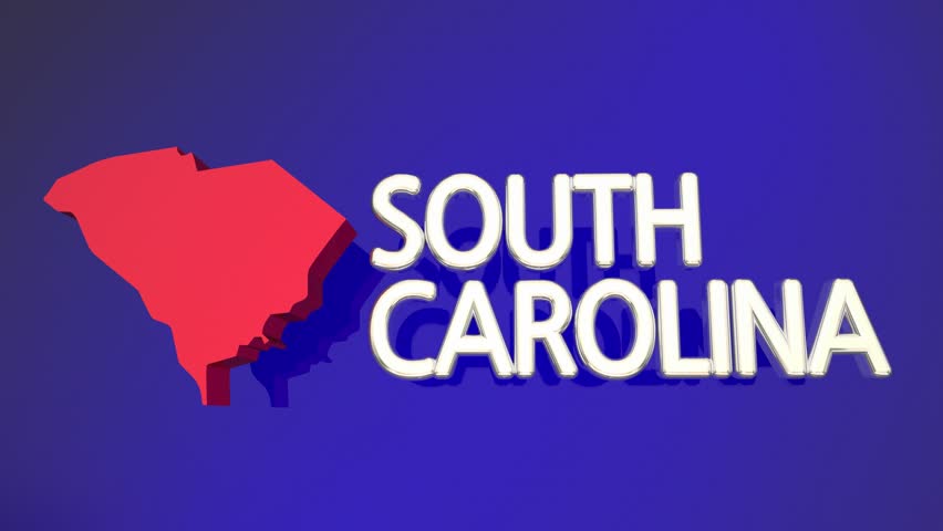 South Carolina Map Stock Footage Video | Shutterstock