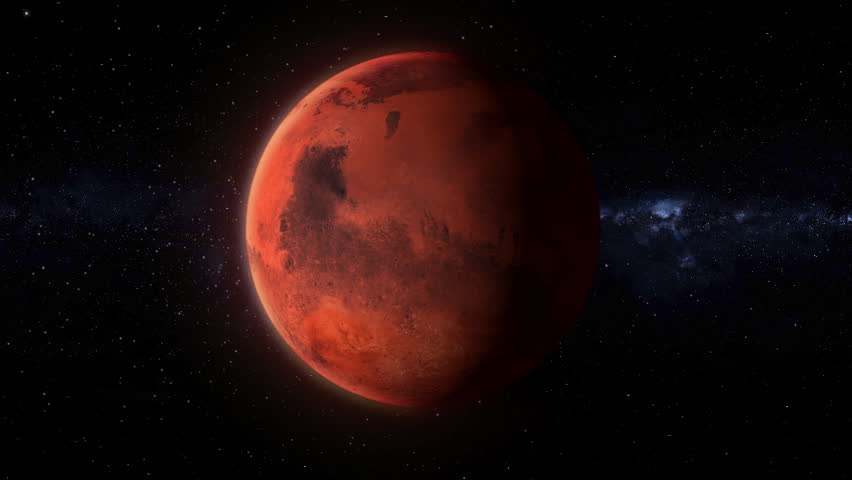 Planet Mars Rotating In Space Stock Footage Video 18275191 | Shutterstock