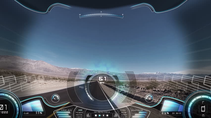 Motion Graphics Apps Displaying Virtual Reality Pov Animation Vehicle