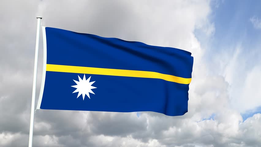 Flag of Nauru Stock Footage Video (100% Royalty-free) 2580920 ...