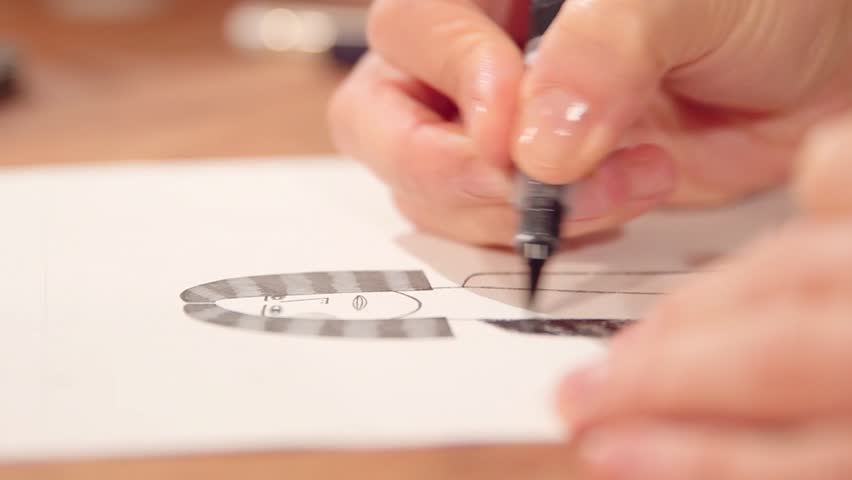 Header of caricature