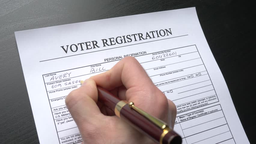 Header of voter