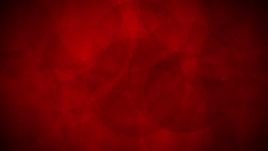 Deep Intense Red Circles Soft Fluid Abstract Motion Background Loop