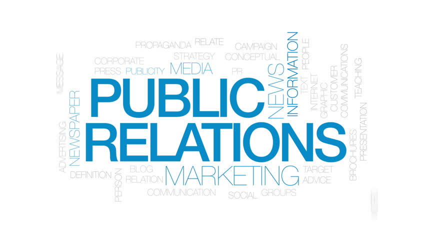 Public Relations Animated Word Cloud, Stock Footage Video (100% Royalty ...