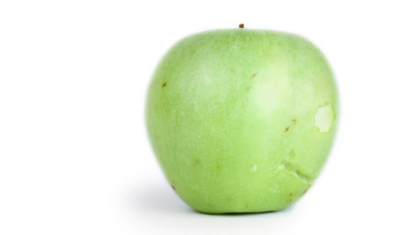 Spinning apple. Spinning apple
