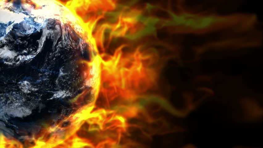 Fiery Earth Animation, Rendering, Background, Stock Footage Video (100% ...