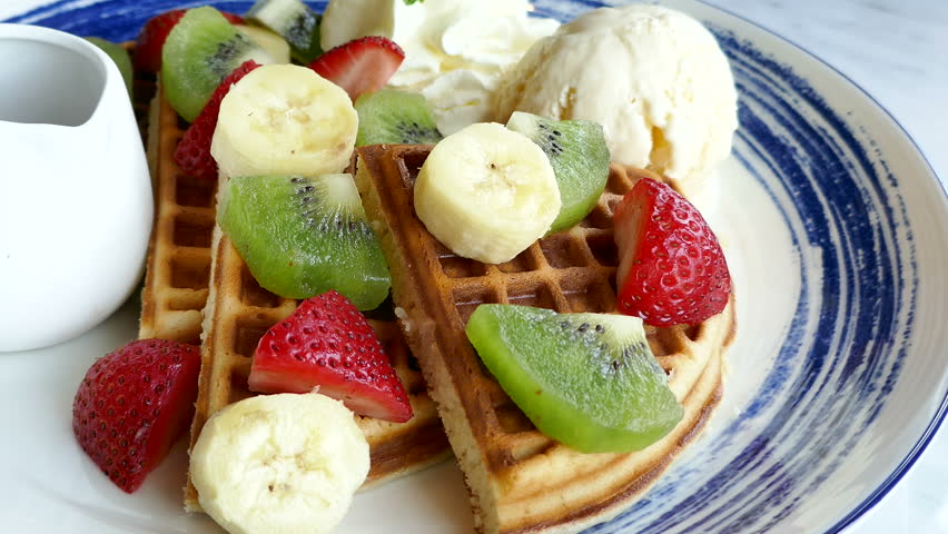 Header of waffle