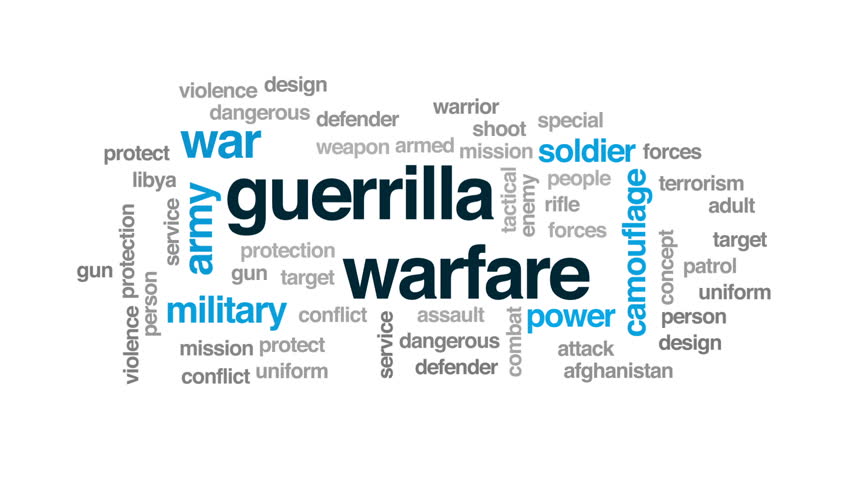 Guerrilla warfare definition/meaning