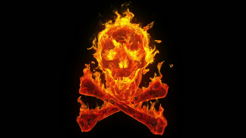 Header of skull and crossbones