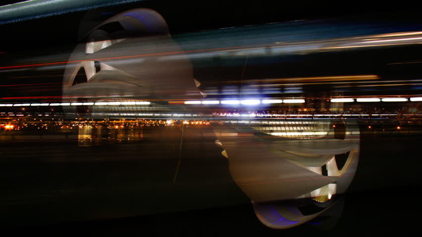 Timelapse of Traffic On Bridge Stock Footage Video (100% Royalty-free ...