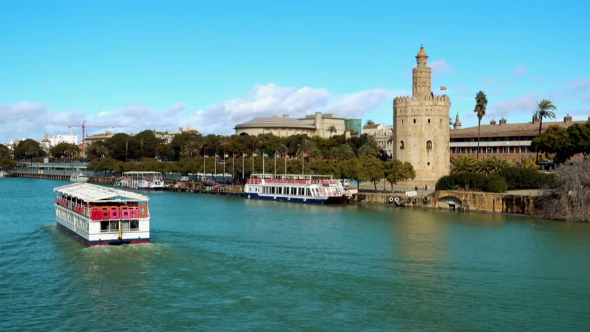 Torre Del Oro In Seville, Spain Image - Free Stock Photo - Public 