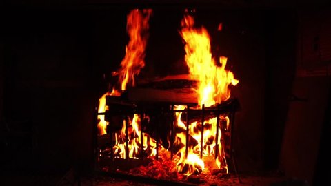 Fire In The Building Stock Footage Video 100 Royalty Free