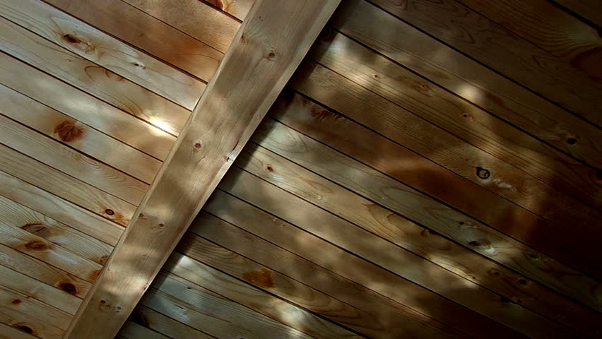 Water Reflection On Wooden Ceiling