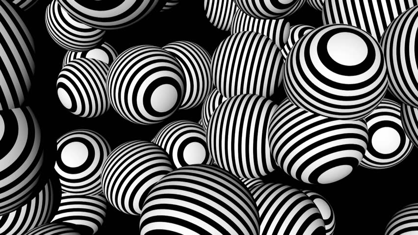 Video In The Style Of Optical Visual Illusions - Op Art. The Effect Of ...