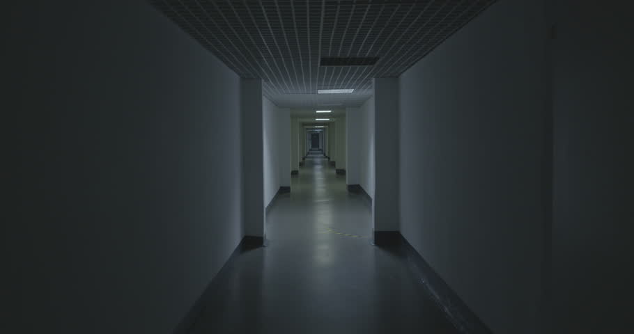 Empty Corridor. Factory. Zoom-in. Saint Stock Footage Video (100 ...