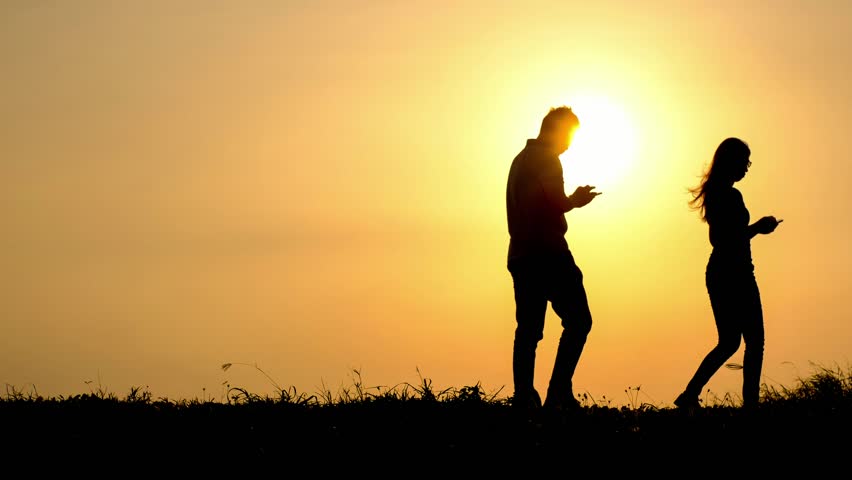 Father And Son Having Fun Silhouetted Stock Footage Video 2129954 ...