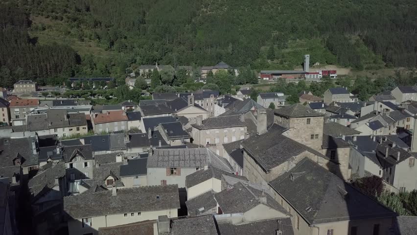 Stock video of aerial view of a french occitan | 33055570 | Shutterstock