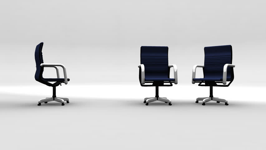 4 Office Chairs Slide In Stock Footage 100 Royalty Free 3383270 Shutterstock