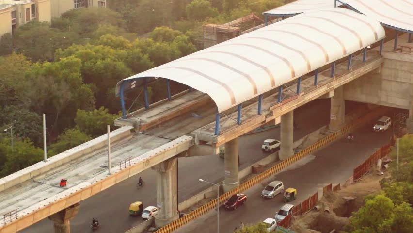 The Delhi Metro in New Delhi, India image - Free stock photo - Public Domain photo - CC0 Images