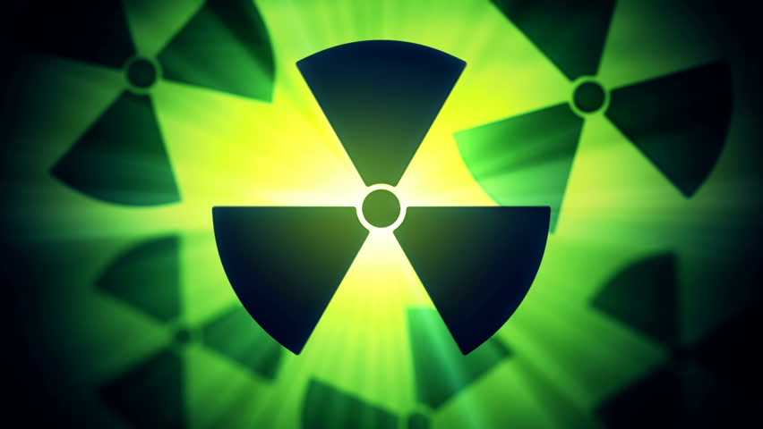 Stock video of radioactive danger symbol with a shine | 3635480 | Shutterstock