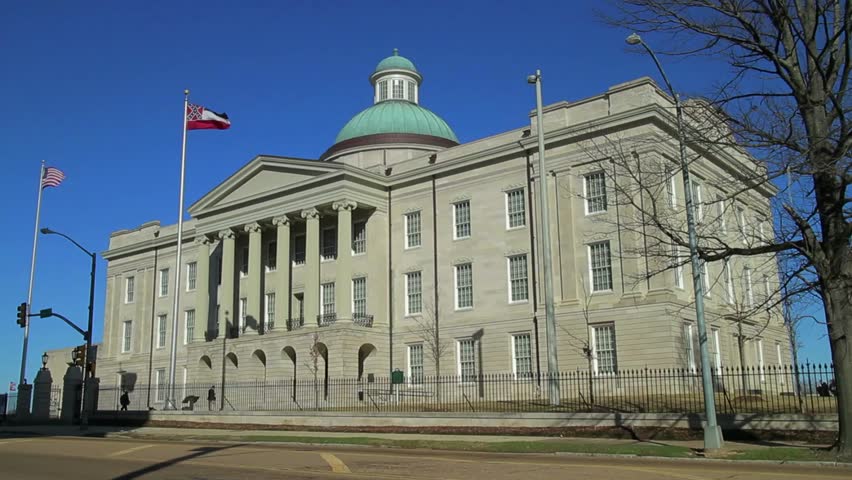 Jackson, Mississippi - February, 2013 Stock Footage Video (100% Royalty