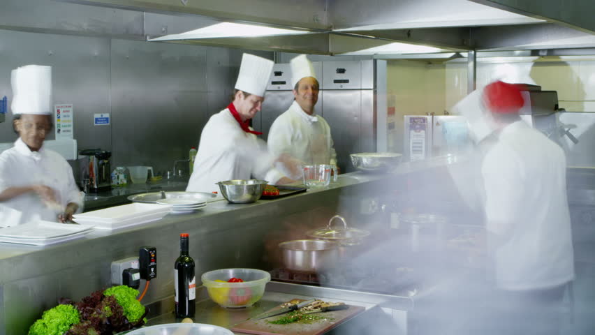 Restaurant Kitchen Video chefs cook in the kitchen - restaurant stock footage video 8340259 Restaurant Kitchen Video chefs cook in the kitchen - restaurant stock footage video 8340259