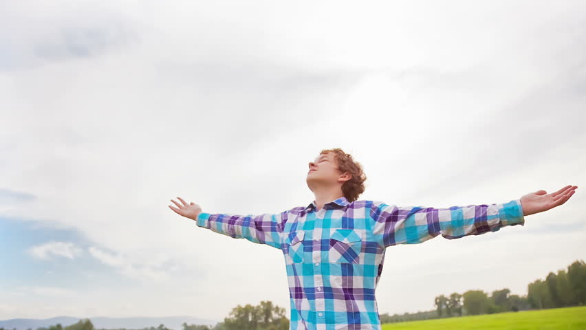 Breath Fresh Air Stock Footage Video | Shutterstock