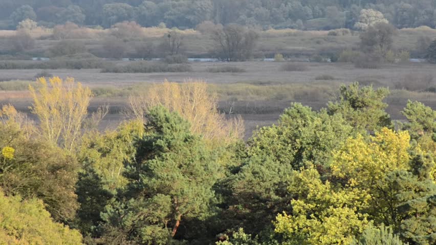 Stock video of oder river valley between gartz and | 4797380 | Shutterstock