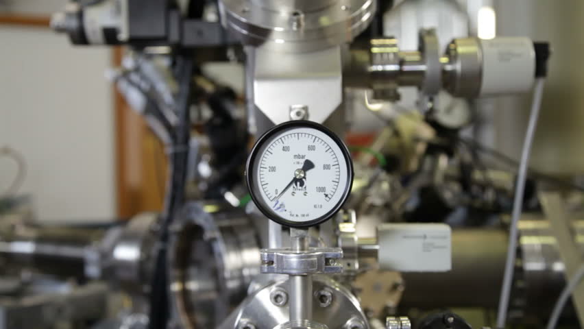 Manometer On Laboratory Pipeline Pressure Gauge Stock Footage Video