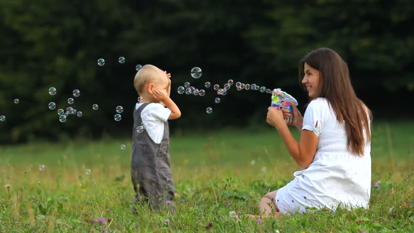 Lovely Baby Have Fun Run Stockvideos Filmmaterial 100