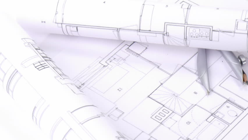 Architecture House Plan Background Blueprint Animation Architecture House Plan Background Blueprint Animation