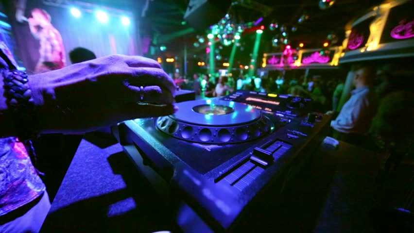 Hands Of Dj Which Mixes Stock Footage Video 100 Royalty Free 5676050 Shutterstock