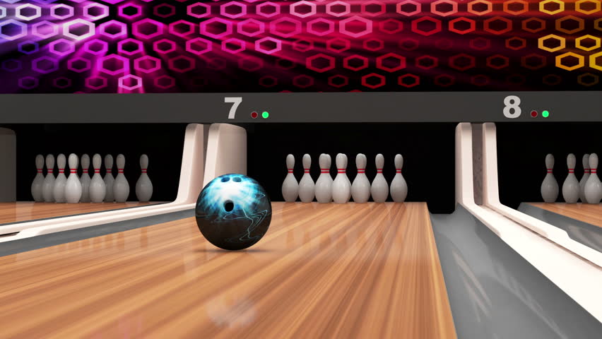 Animation Of Bowling Strike Bowling Stockvideos Filmmaterial