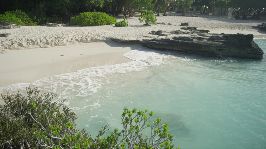 Aerial Grand Cayman, Sand Beach Stock Footage Video (100% Royalty-free