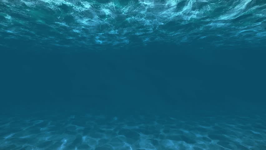HD - Deep Water. Underwater Background (Loopable) Stock Footage Video