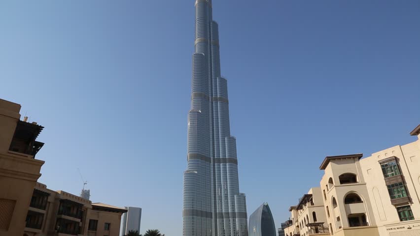 Ws Tu Aerial View Over Burj Khalifa Hotel Dubai United Arab Dubai Uae November 13 Burj Khalifa On 2017 In