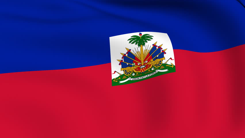 Haitian Flag In The Wind. Part Of A Series. Stock Footage Video 1815335 ...