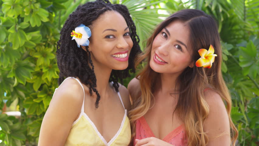 Stock Video Clip Of Beautiful African American And Asian Women On  Shutterstock