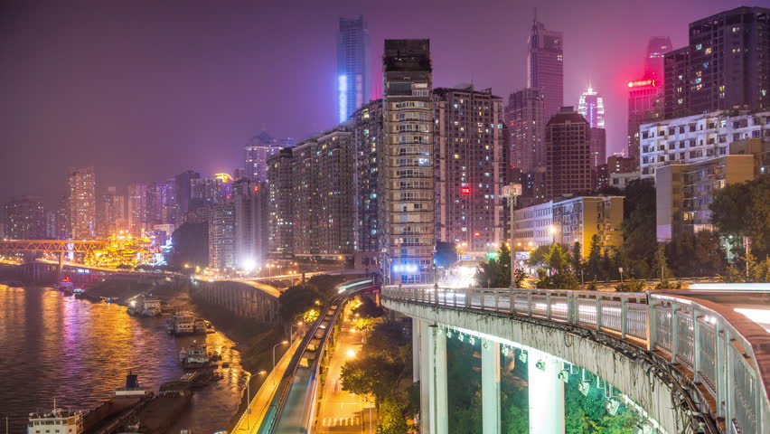 Urban metropolis Cityscape in Chongqing, China image - Free stock photo ...