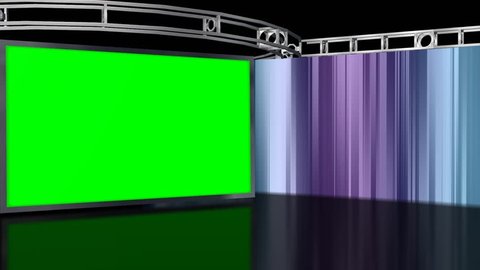 Virtual Studio Background Green Screen Wall Stock Footage Video (100%  Royalty-free) 6866500 | Shutterstock