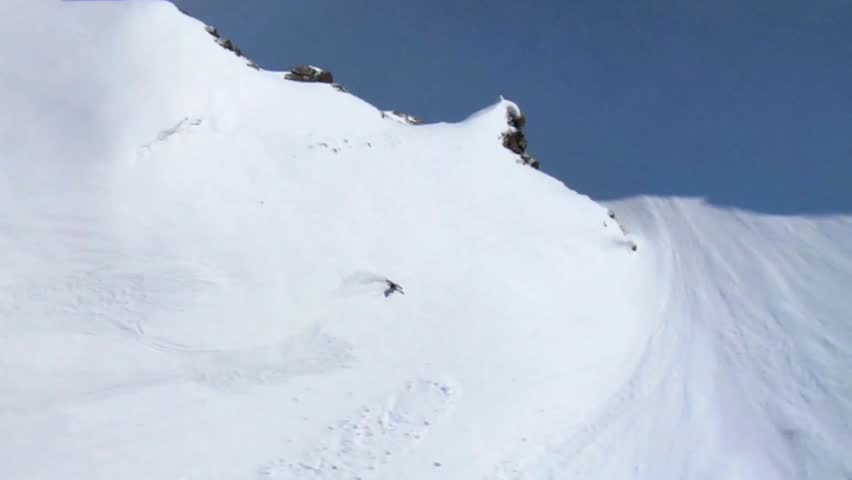 SLOW MOTION: Young Woman Making Snow Angels Stock Footage Video 4308563 ...