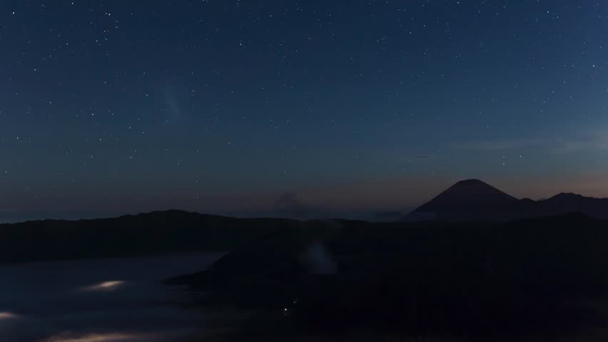 Stock video of night sky time-lapse high resolution at | 7089460