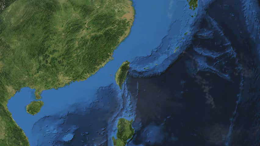 Taiwan Satellite Map