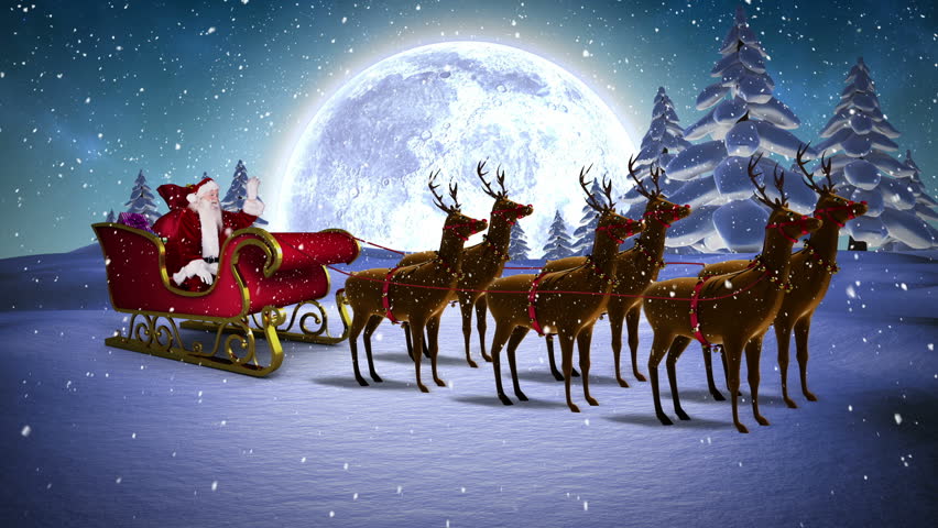 Digital Animation Of Santa Waving Stock Footage Video 100 Royalty Free 7741990 Shutterstock - 