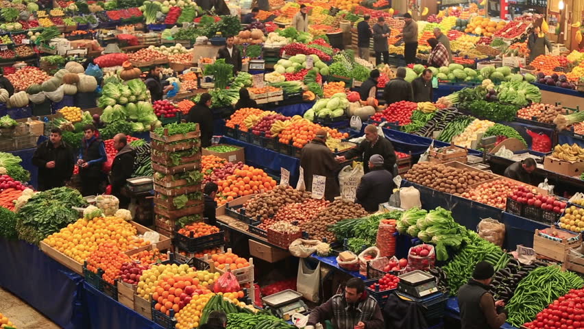 KONYA,TURKEY - November 28,2014 : Traditional Grocery Market Namely ...