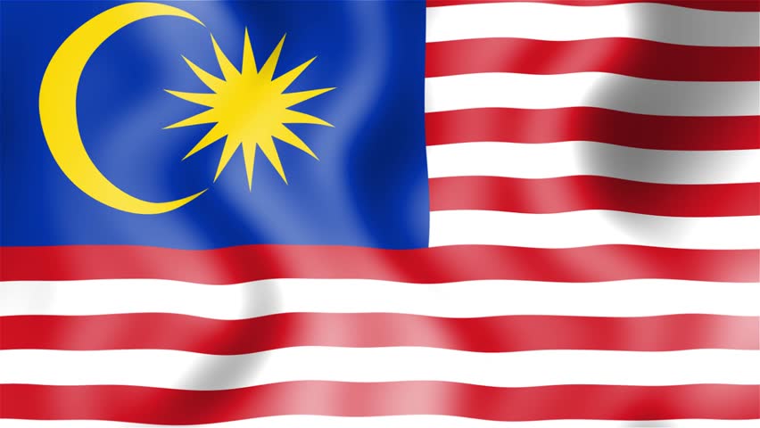 Flying Flag Of MALAYSIA | LOOPED | Stock Footage Video 684508 ...